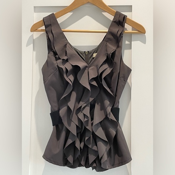 Strapless, ruffled blouse - Picture 1 of 3